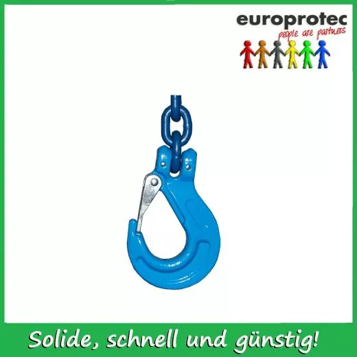 Kettengehnge 1-Strang EN 818-4 - Gteklasse 10 - Nenndicke 8mm  - Tragfhigkeit 2,5t - verkrzbar