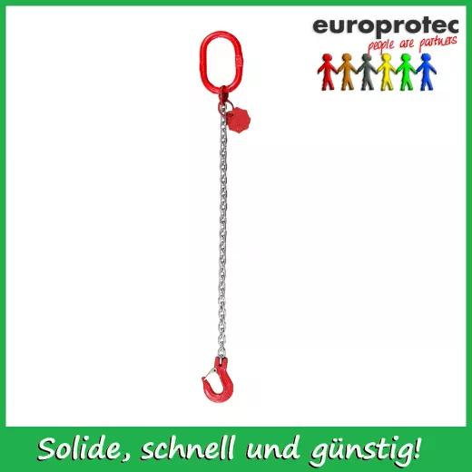 Kettengehnge 1-Strang - Gteklasse 8 - Nenndicke10mm  - Tragfhigkeit 3,15t - Lnge bitte auswhlen