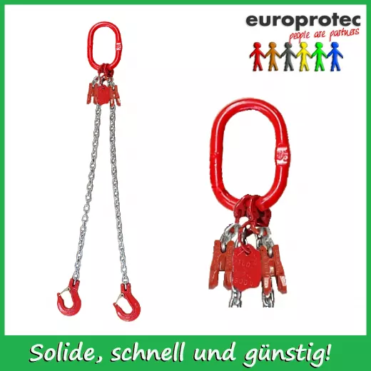 Kettengehnge 2-Strang 10mm  - Tragfhigkeit 4,250t - verkrzbar