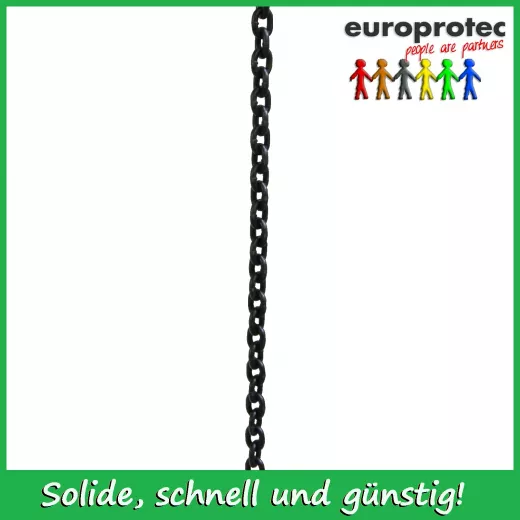 Anschlagkette Gteklasse 8 - EN 818-2 - schwarz lackiert Nenndicke 8mm