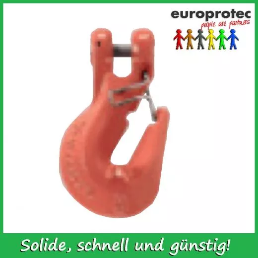 Verkrzungshaken GK 10 mit Gabel - mit Sicherung ND 13mm