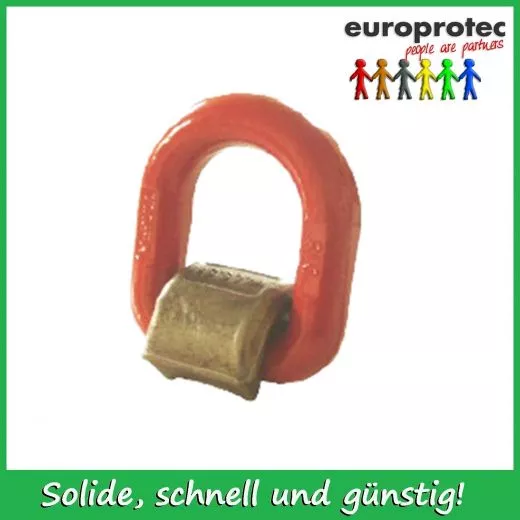 Anschlagpunkte zum Anschweissen - mit Feder - 15000kg