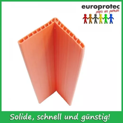 Kantenschutzleiste (Doppelstegleiste) 190mm Schenkellnge 80cm lang