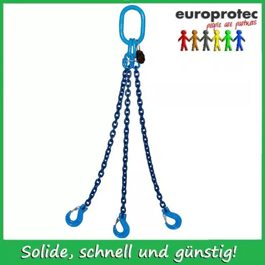 Kettengehnge 3-Strang EN 818-4 - Gteklasse 10 - Nenndicke 20mm  - Tragfhigkeit 33,6t