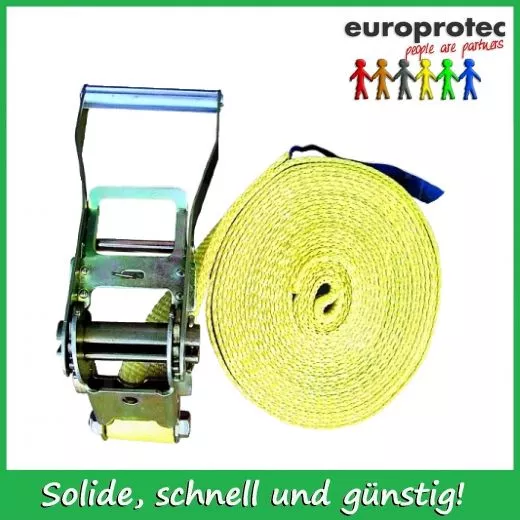 Zurrgurte 1-tlg. mit Druckratsche - 5000daN