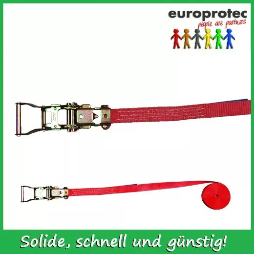Zurrgurte 1-tlg. mit Druckratsche - 1500daN