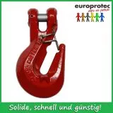 Verk�rzungshaken GK 8 mit Gabel - mit Sicherung ND 13mm