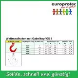 Weitmaulhaken/Giessereihaken/Containerhaken GK 8 - ND 16mm