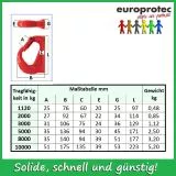 Baggerhaken/Anschweisshaken 3000kg