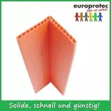 Kantenschutzleiste (Doppelstegleiste) 190mm Schenkellnge 120cm lang