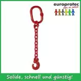 Forst-Rckekette GK 8 mit Kuppelschlitzring - zul. Zugkraft 3300daN