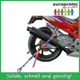 Motorradsicherung hinten LC 400/800daN mit S-Haken - 1,5m lang