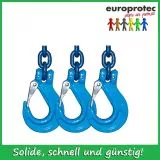 Kettengehnge 4-Strang EN 818-4 - Gteklasse 10 - Nenndicke 22mm  - Tragfhigkeit bis 39,9t - verkrzbar