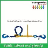 Zurrketten ND 8mm GK 10 - 1-teilig - LC 5.000 daN blau lackiert