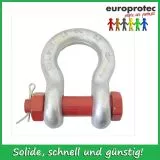 Sch�kel geschweift - hochfest - mit Mutter und Splint 2 - 35000kg