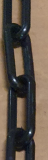 Absperrkette aus Kunststoff 8 x 48mm - Schwarz - 30m Bund