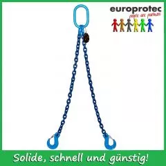Kettengehnge 2-Strang EN 818-4 - Gteklasse 10 - Nenndicke 7mm  - Tragfhigkeit 2,65t