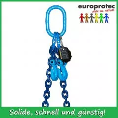 Kettengehnge 2-Strang EN 818-4 - Gteklasse 10 - Nenndicke 10mm  - Tragfhigkeit 5,6t - verkrzbar