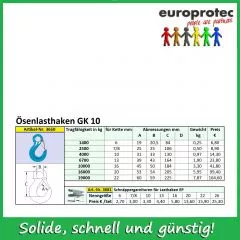 Lasthaken GK 10 mit se - ND 22mm