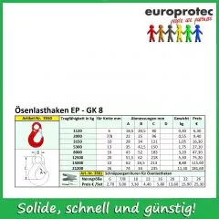 Lasthaken GK 8 mit se - ND 7mm