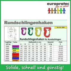 Rundschlingenhaken fr Rundschlingen 6t
