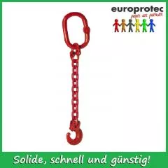 Forst-Rckekette GK 8 mit Kuppelschlitzring - zul. Zugkraft 3300daN