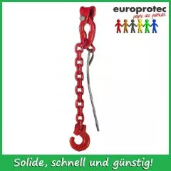 Forst-Chockerkette GK 8 mit Kuppelschlitzring und Durchstecknadel - zul. Zugkraft 3300daN