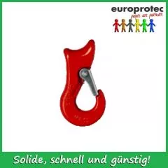 Forst Seilgleithaken GK 8 mit Sicherung - fr Drahtseil 16mm